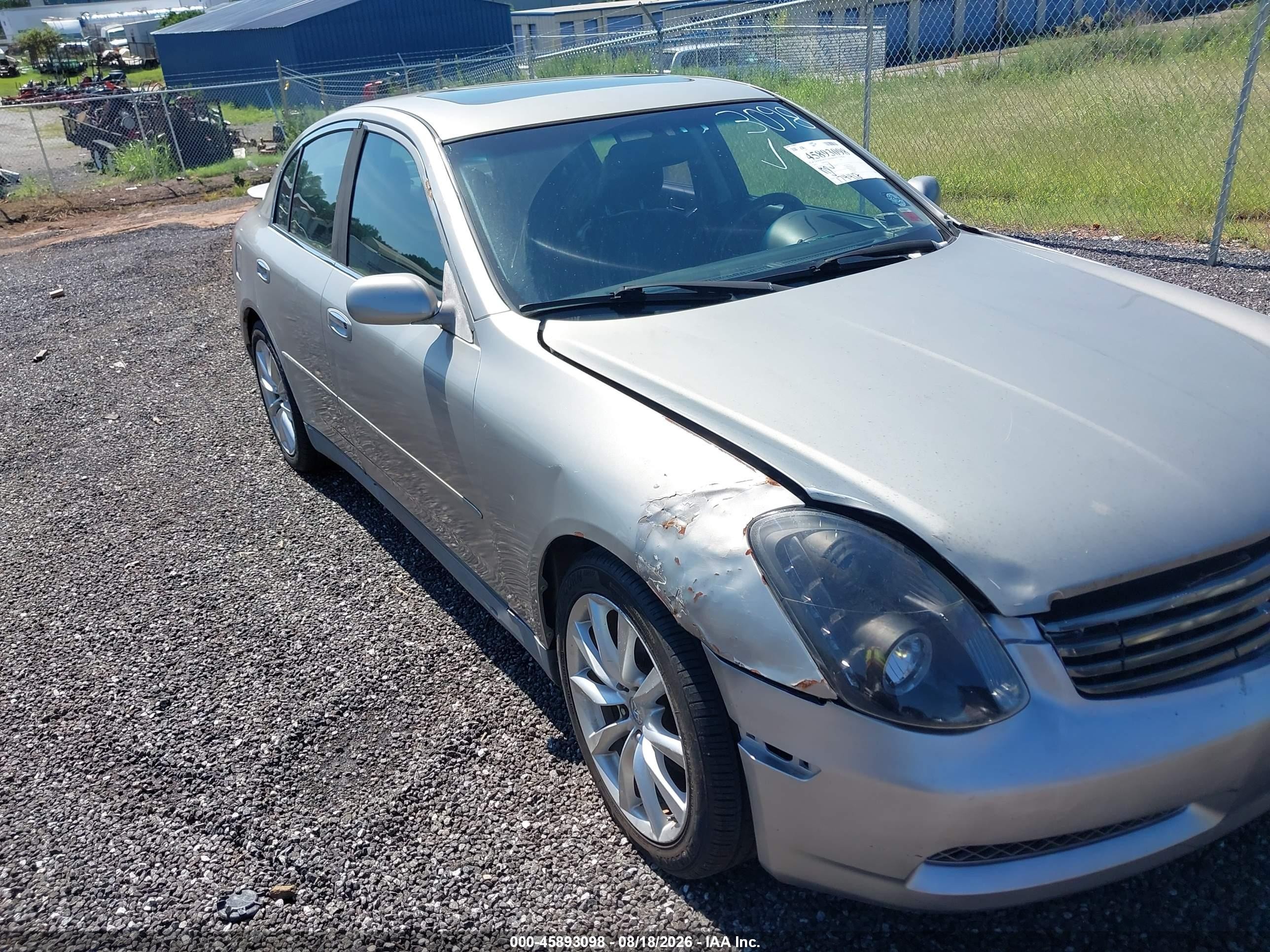 2003 Infiniti G35 Luxury Leather Silver vin: JNKCV51E73M024197