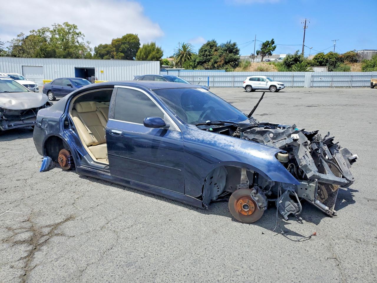 2005 Infiniti G35 Base Blue vin: JNKCV51E75M210552