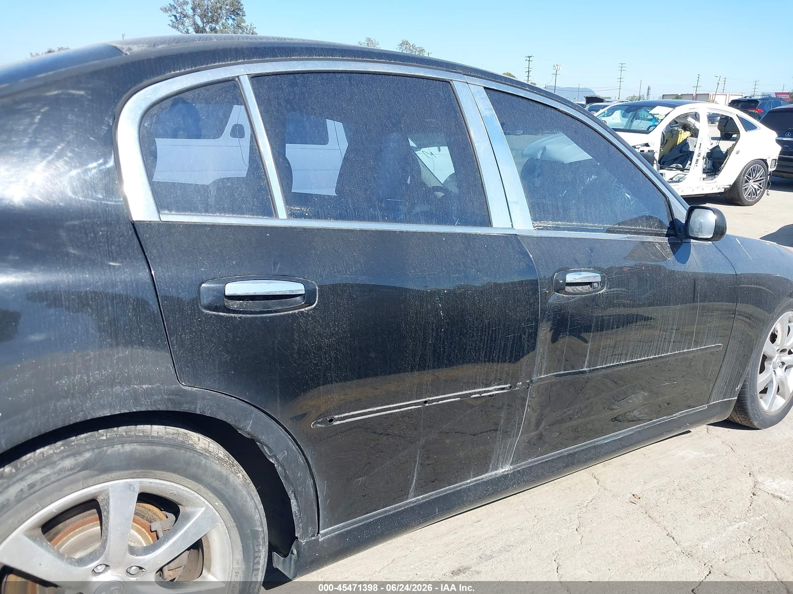 2006 Infiniti G35 Black vin: JNKCV51E76M514627