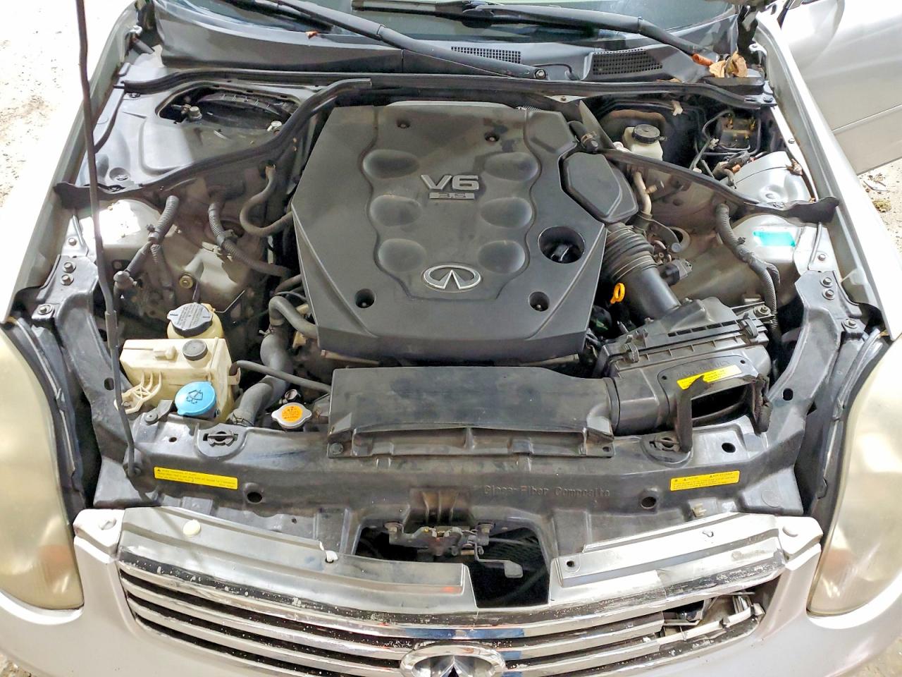 2003 Infiniti G35 Base Silver vin: JNKCV51E83M006677