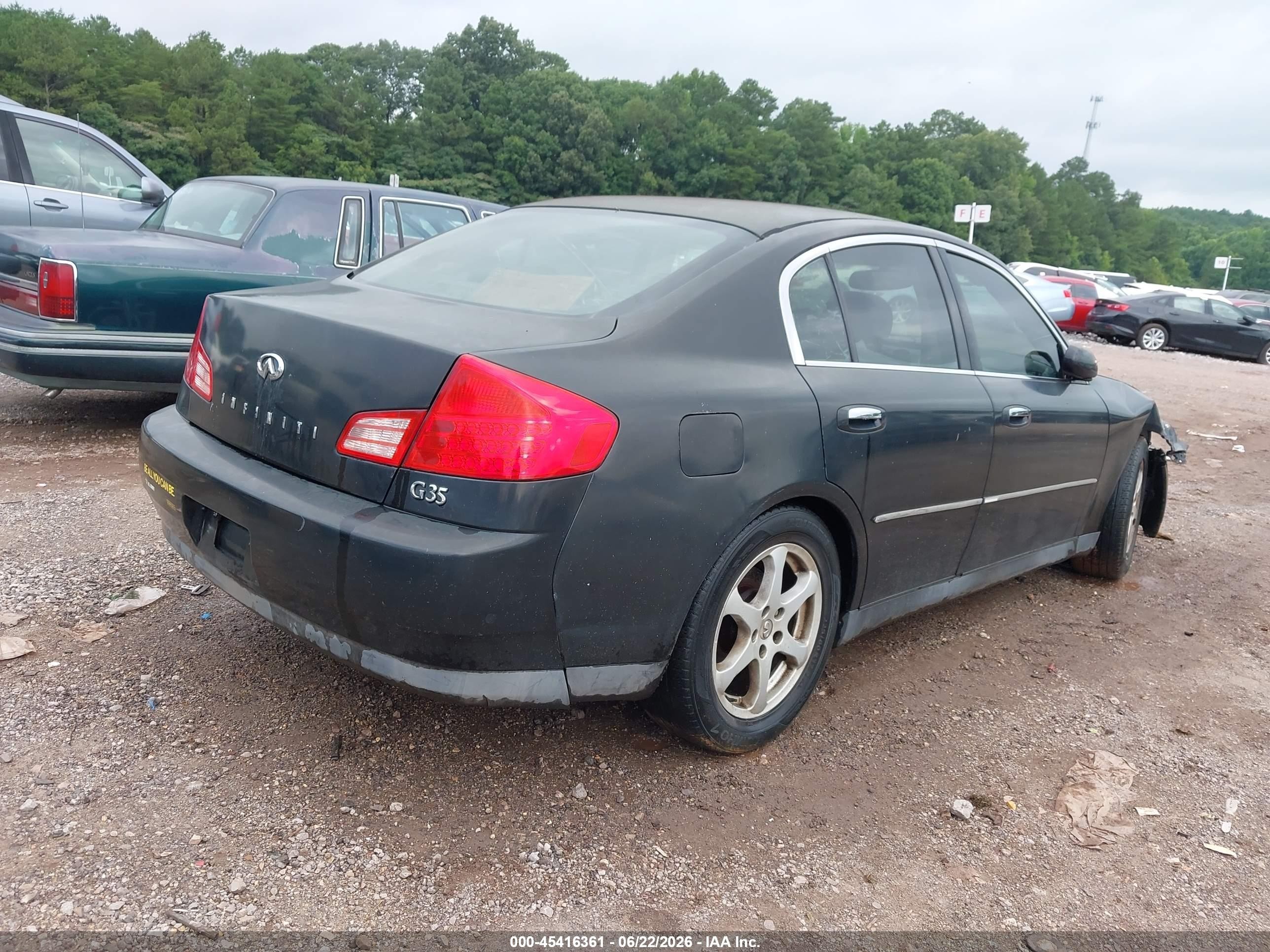 2003 Infiniti G35 Luxury Leather Черный vin: JNKCV51E83M302251