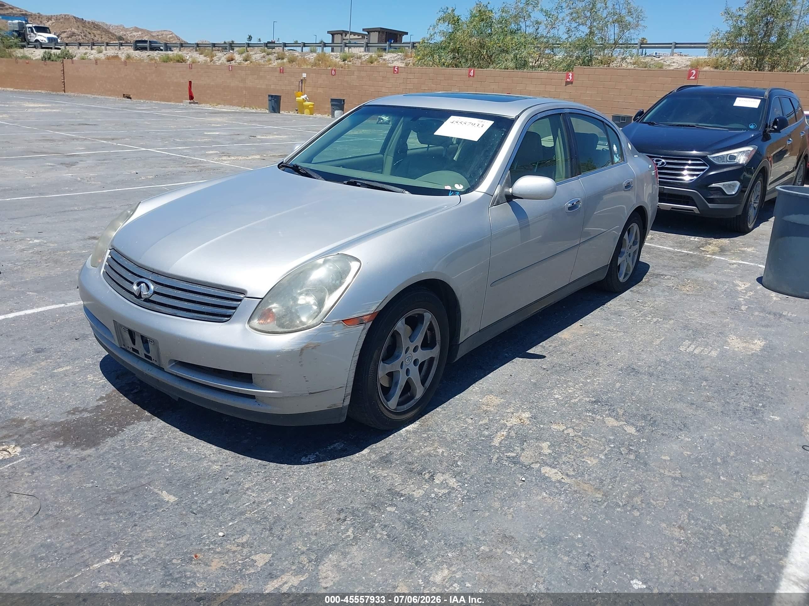 2003 Infiniti G35 Luxury Leather Silver vin: JNKCV51E83M308082