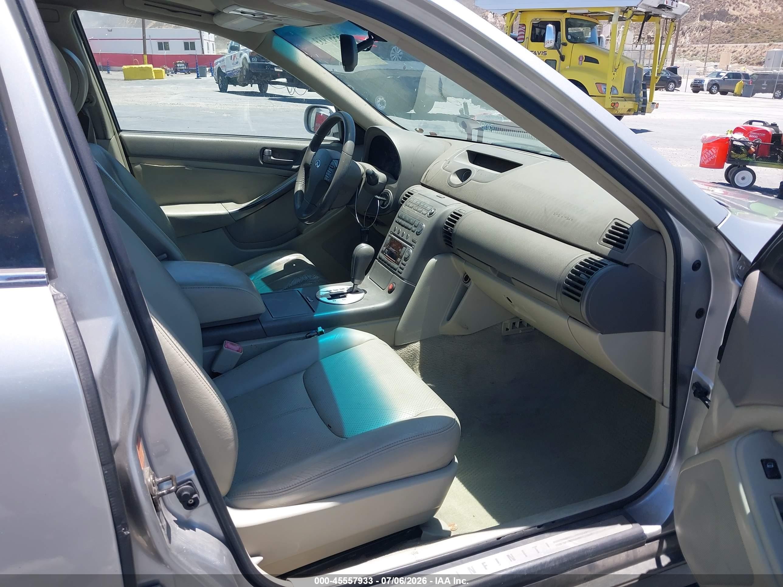 2003 Infiniti G35 Luxury Leather Silver vin: JNKCV51E83M308082