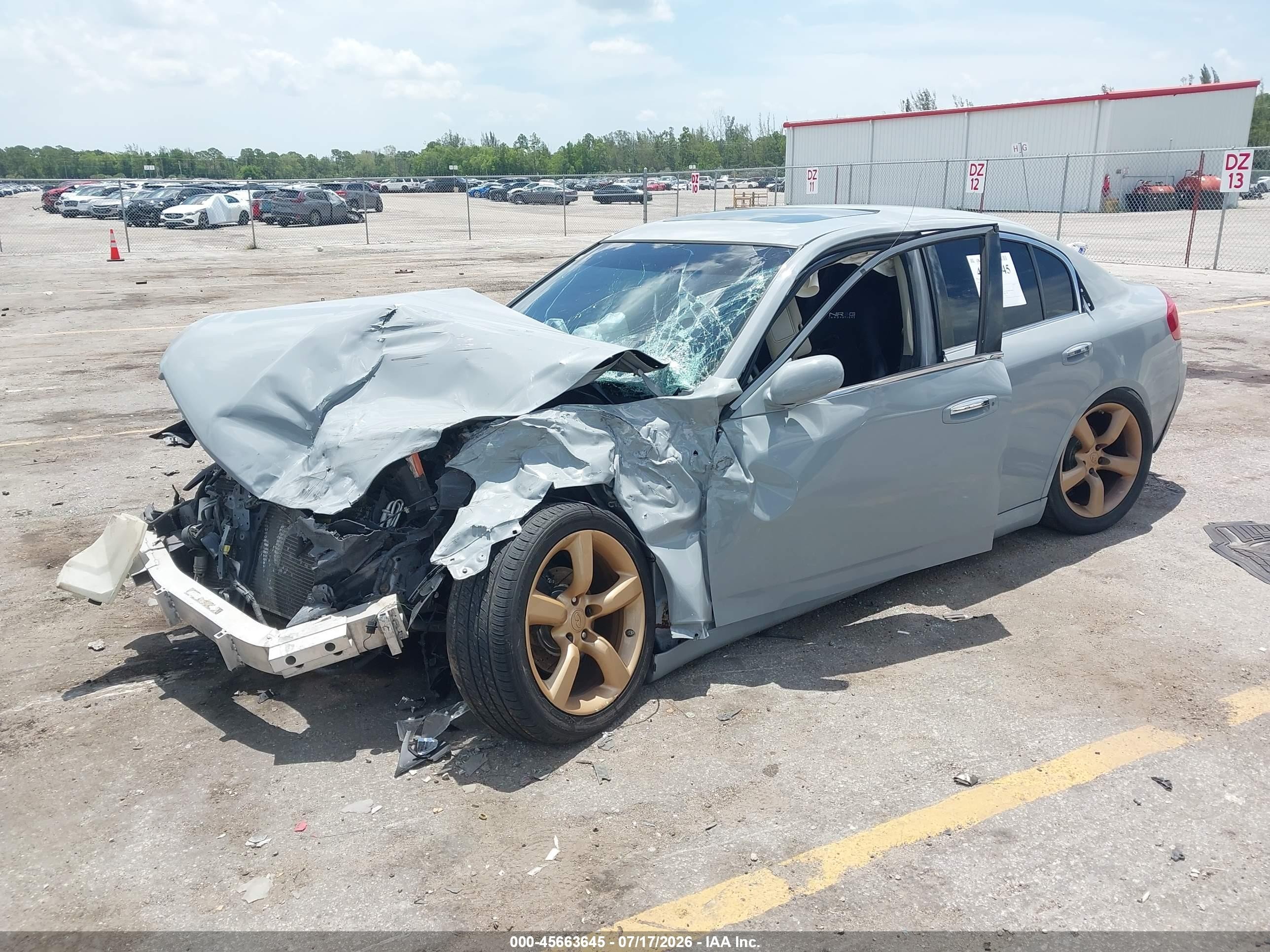 2004 Infiniti G35   Gray vin: JNKCV51E84M107512