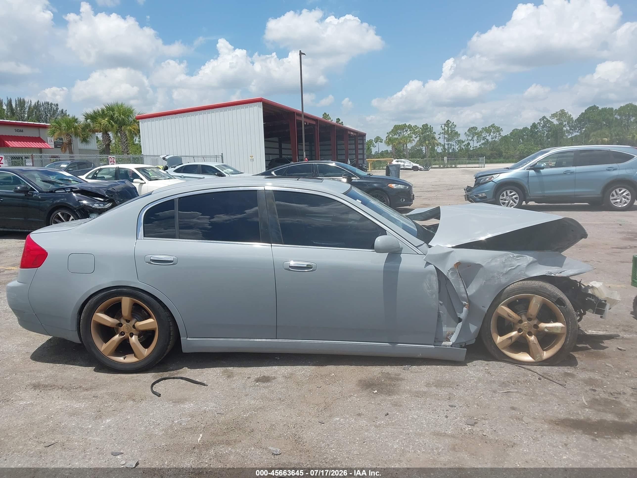 2004 Infiniti G35   Gray vin: JNKCV51E84M107512