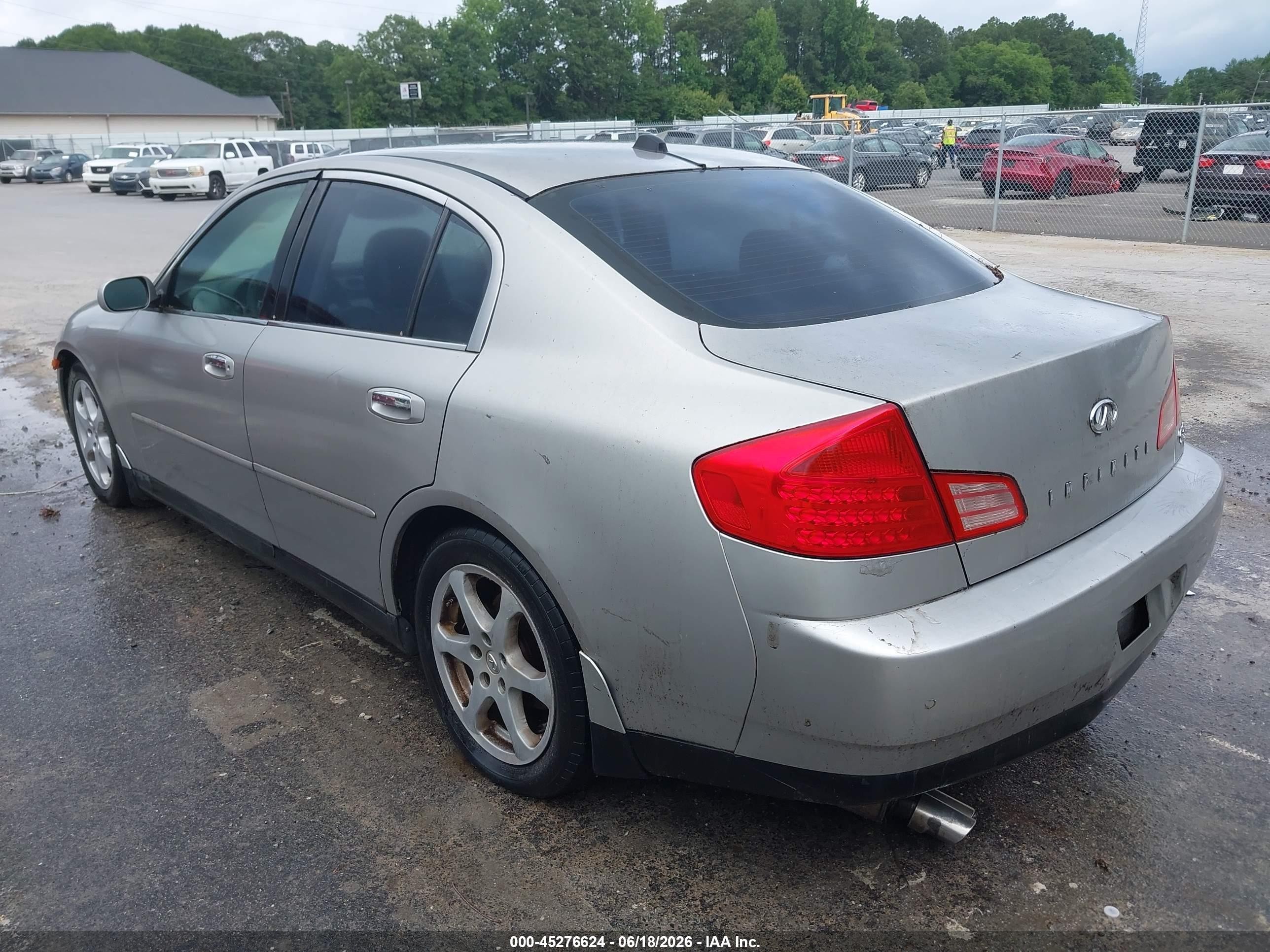 2004 Infiniti G35   Silver vin: JNKCV51E84M612336