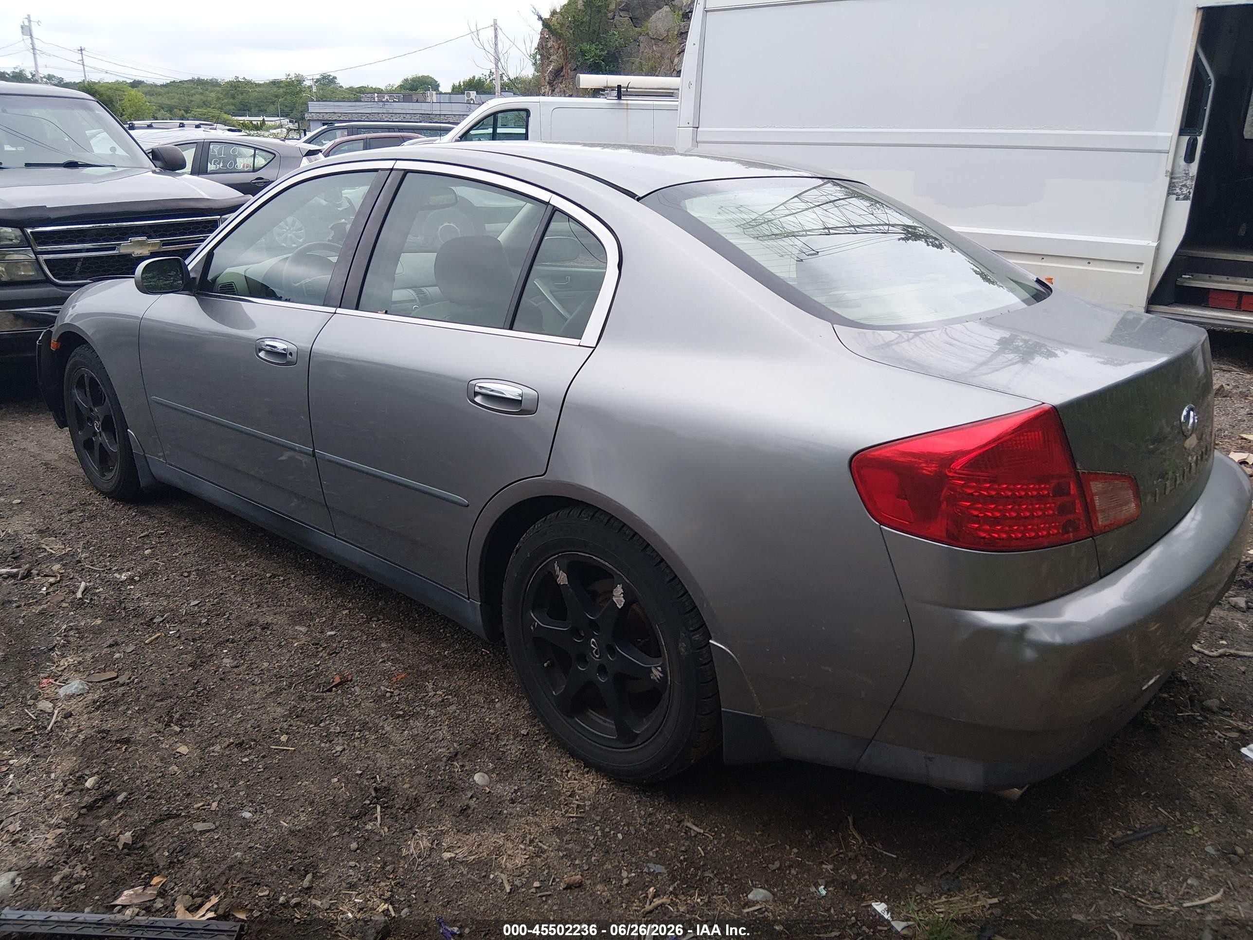 2004 Infiniti G35 Pewter vin: JNKCV51E84M619707