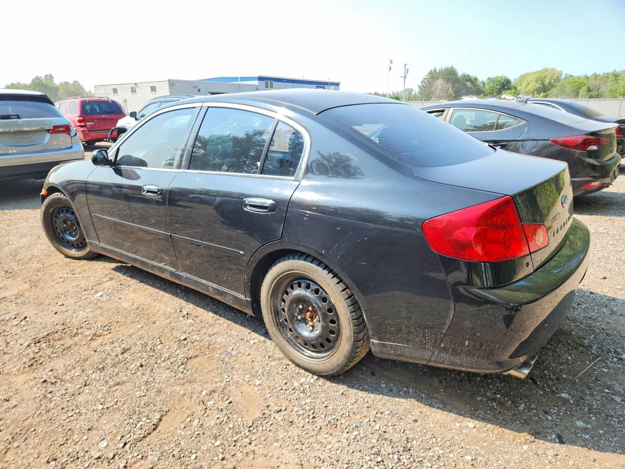 2005 Infiniti G35 Base Black vin: JNKCV51E85M215470