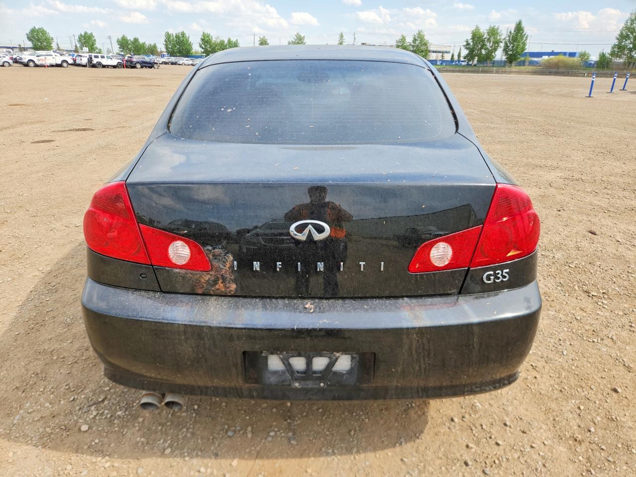 2005 Infiniti G35 Base Black vin: JNKCV51E85M221317