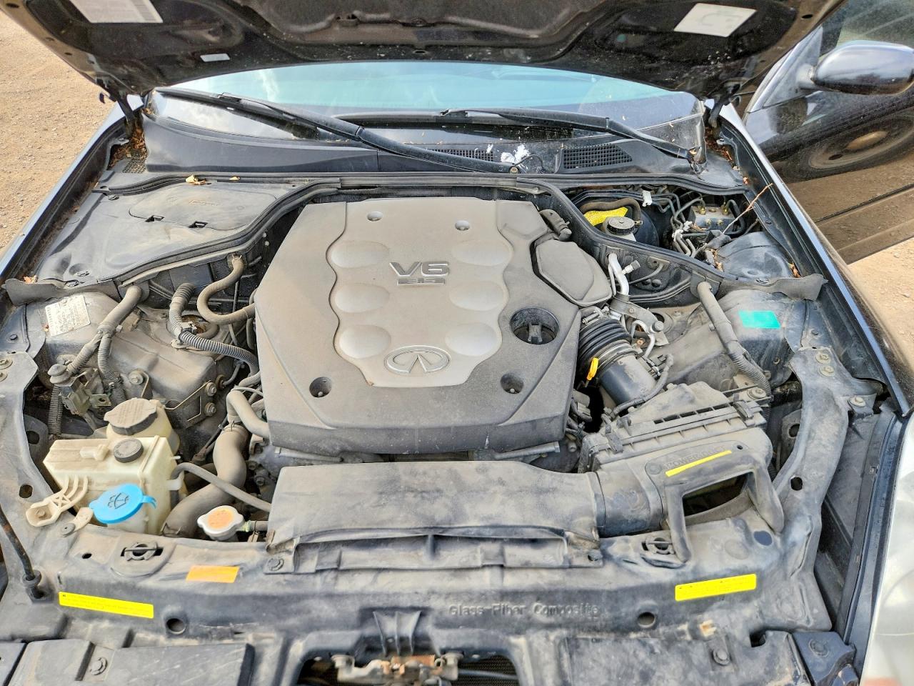 2005 Infiniti G35 Base Black vin: JNKCV51E85M221317