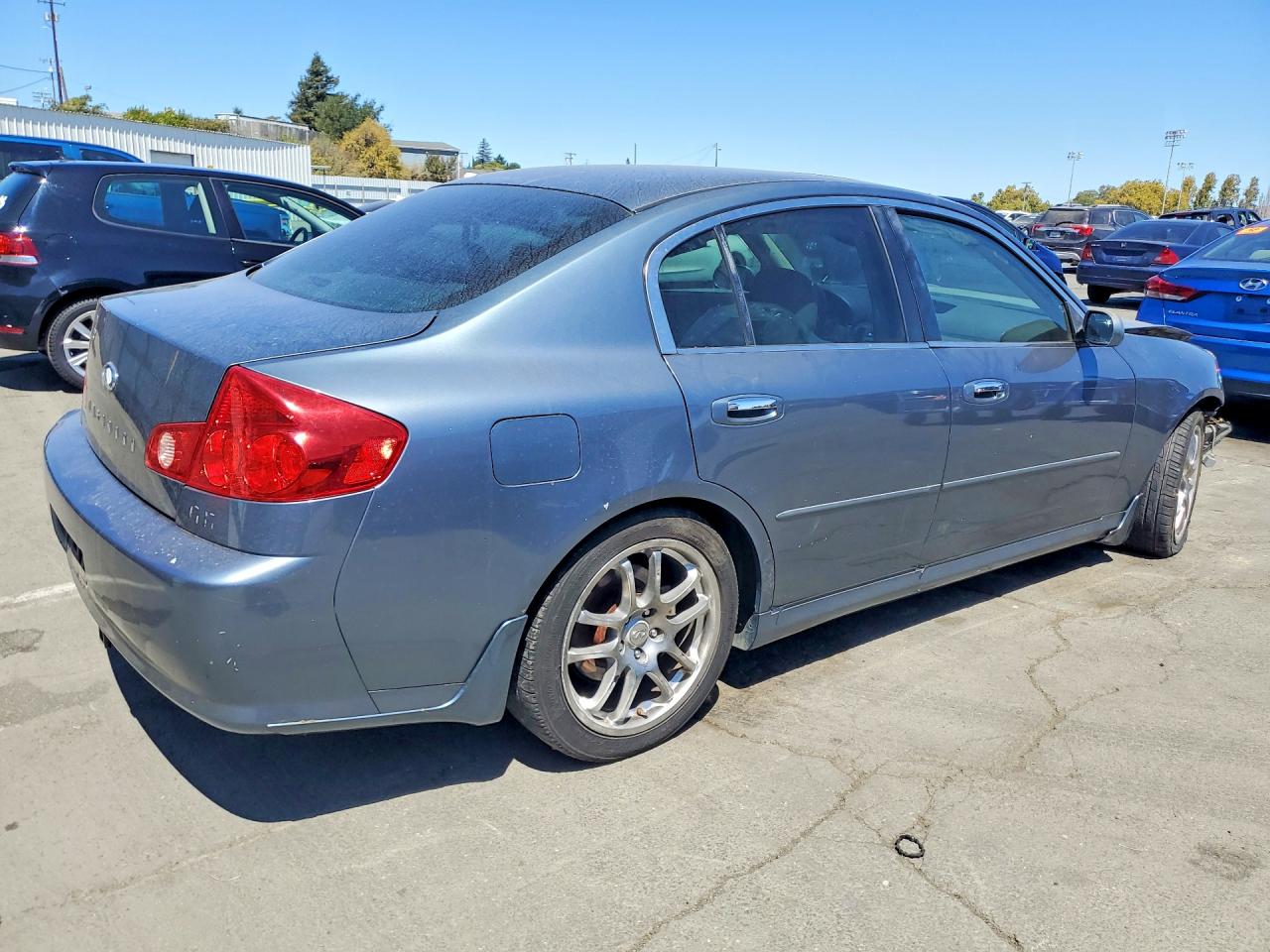 2005 Infiniti G35 Base Blue vin: JNKCV51E85M222340