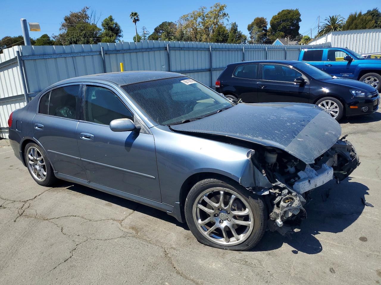2005 Infiniti G35 Base Blue vin: JNKCV51E85M222340