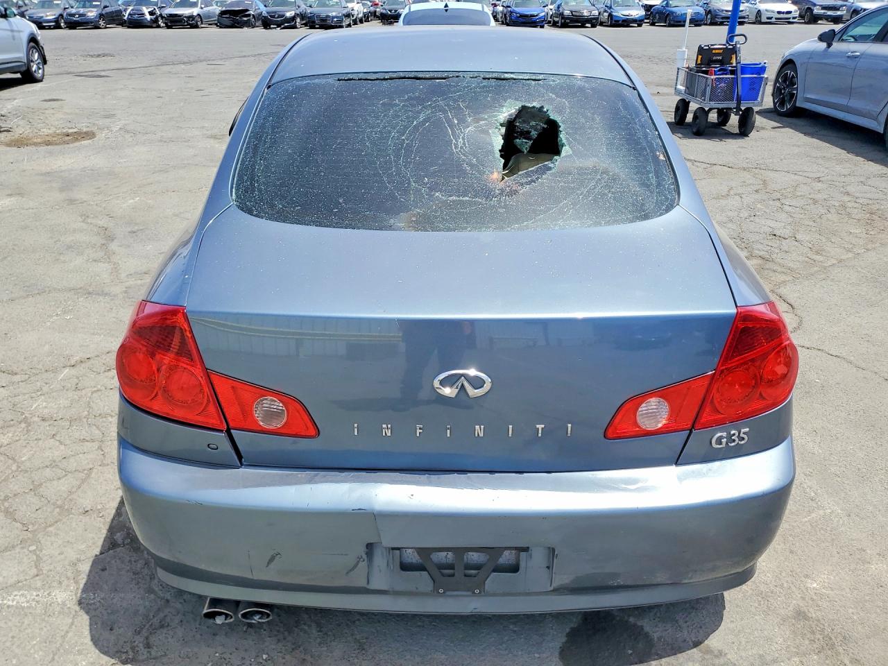 2006 Infiniti G35 Base Blue vin: JNKCV51E86M522168