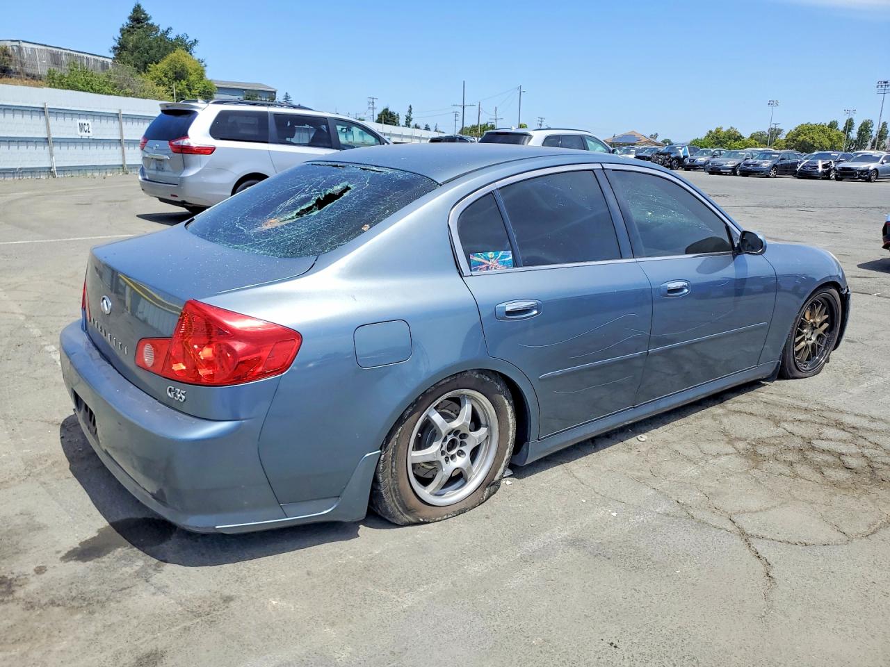 2006 Infiniti G35 Base Blue vin: JNKCV51E86M522168