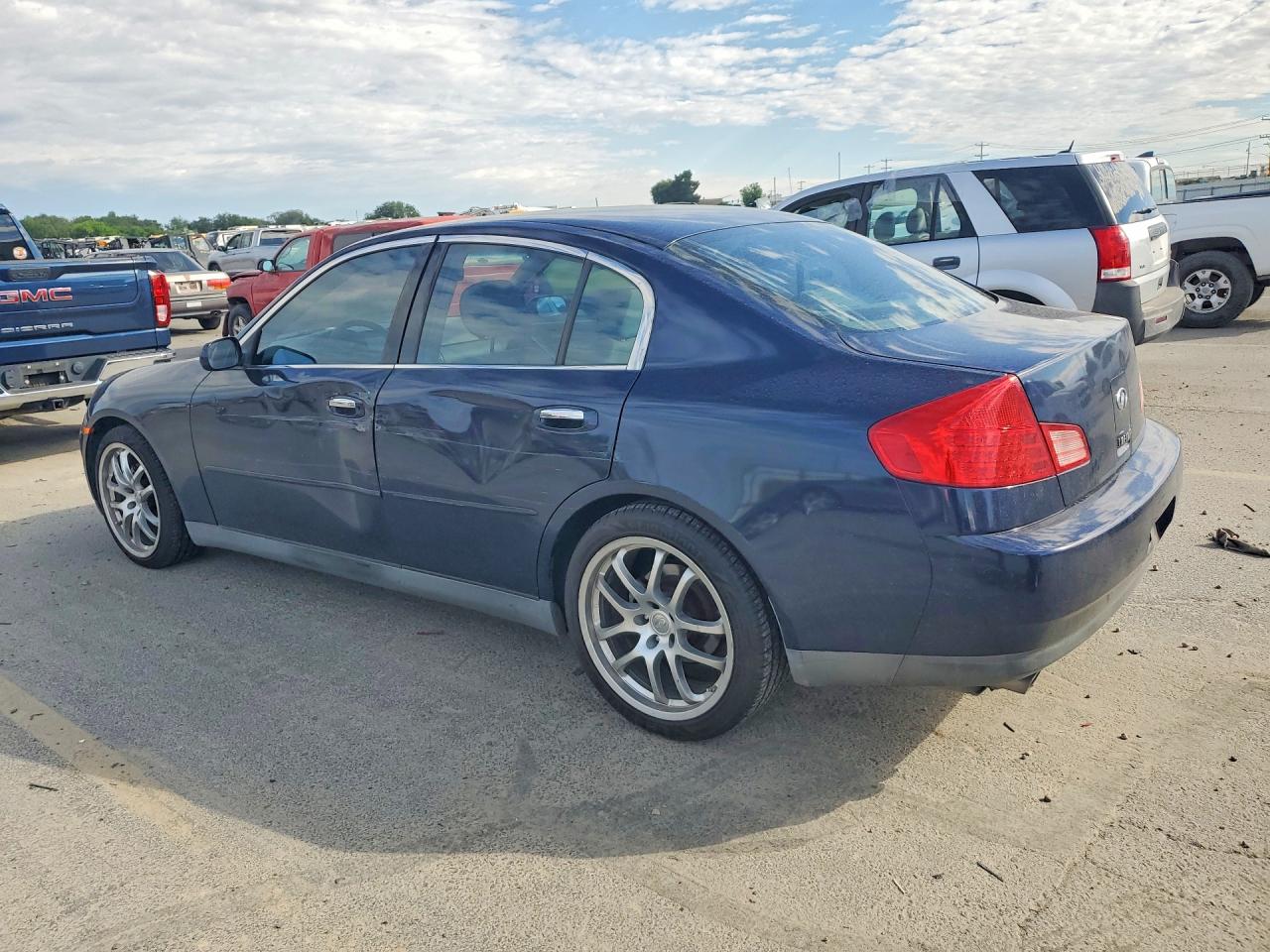 2003 Infiniti G35 Base Blue vin: JNKCV51E93M015890