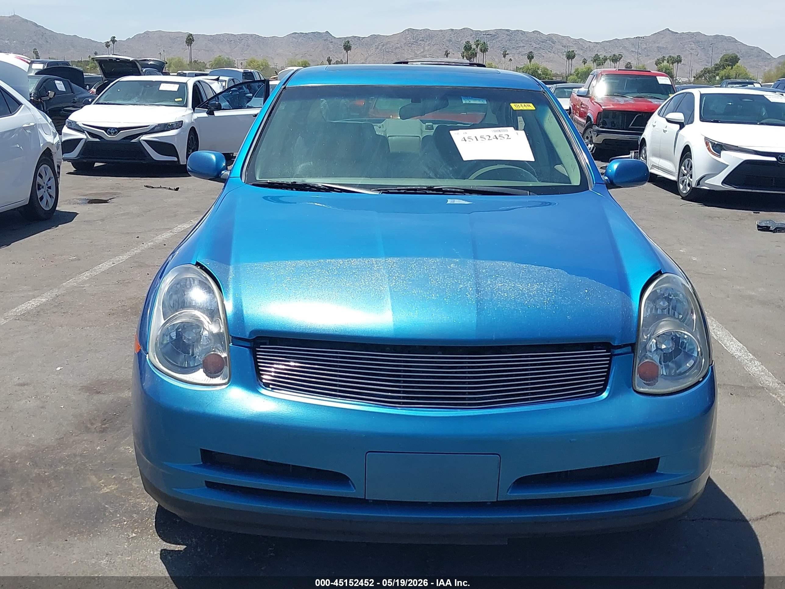 2003 Infiniti G35 Luxury Leather Синий vin: JNKCV51E93M315347