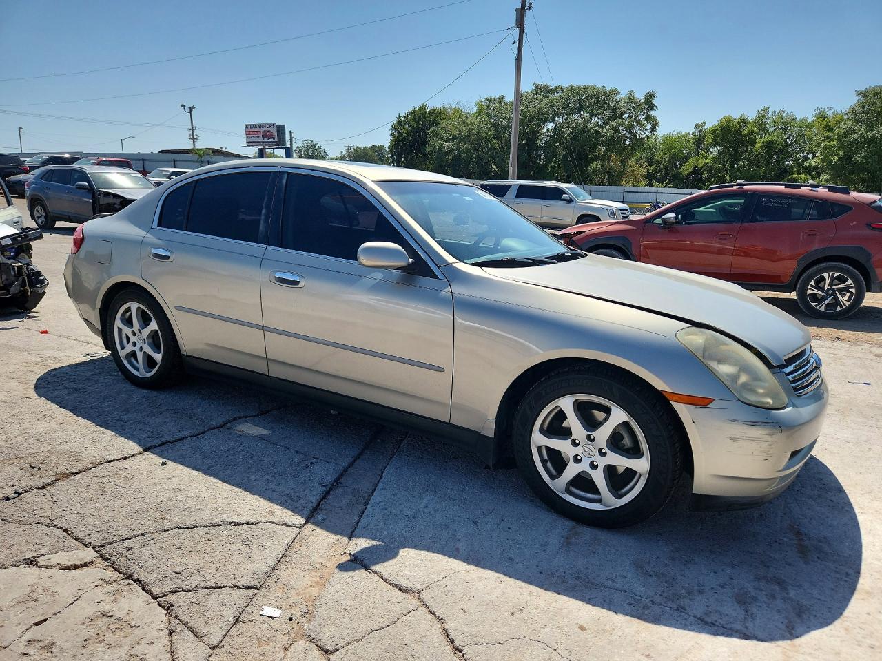 2004 Infiniti G35 Base Бежевый vin: JNKCV51E94M107826