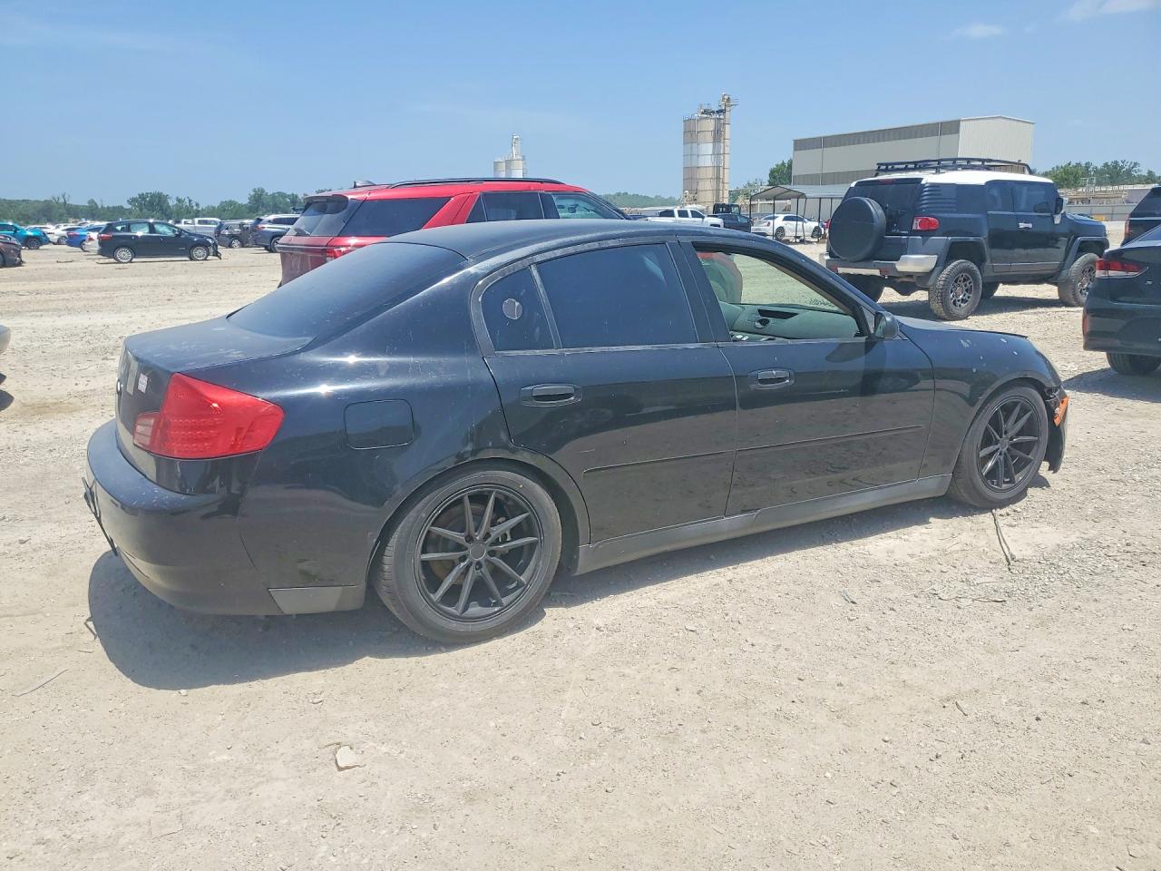 2004 Infiniti G35 Base Black vin: JNKCV51E94M606190