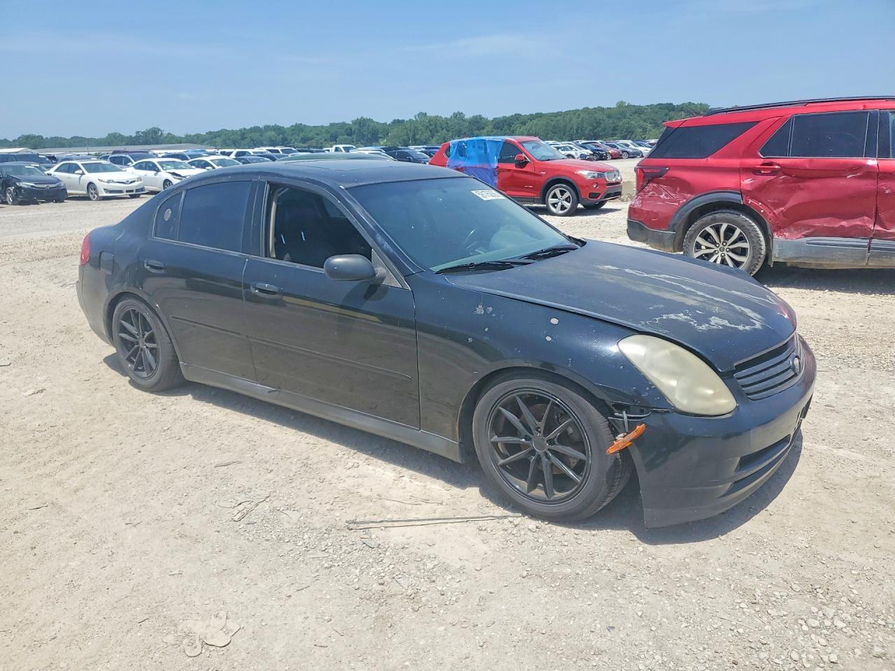 2004 Infiniti G35 Base Black vin: JNKCV51E94M606190