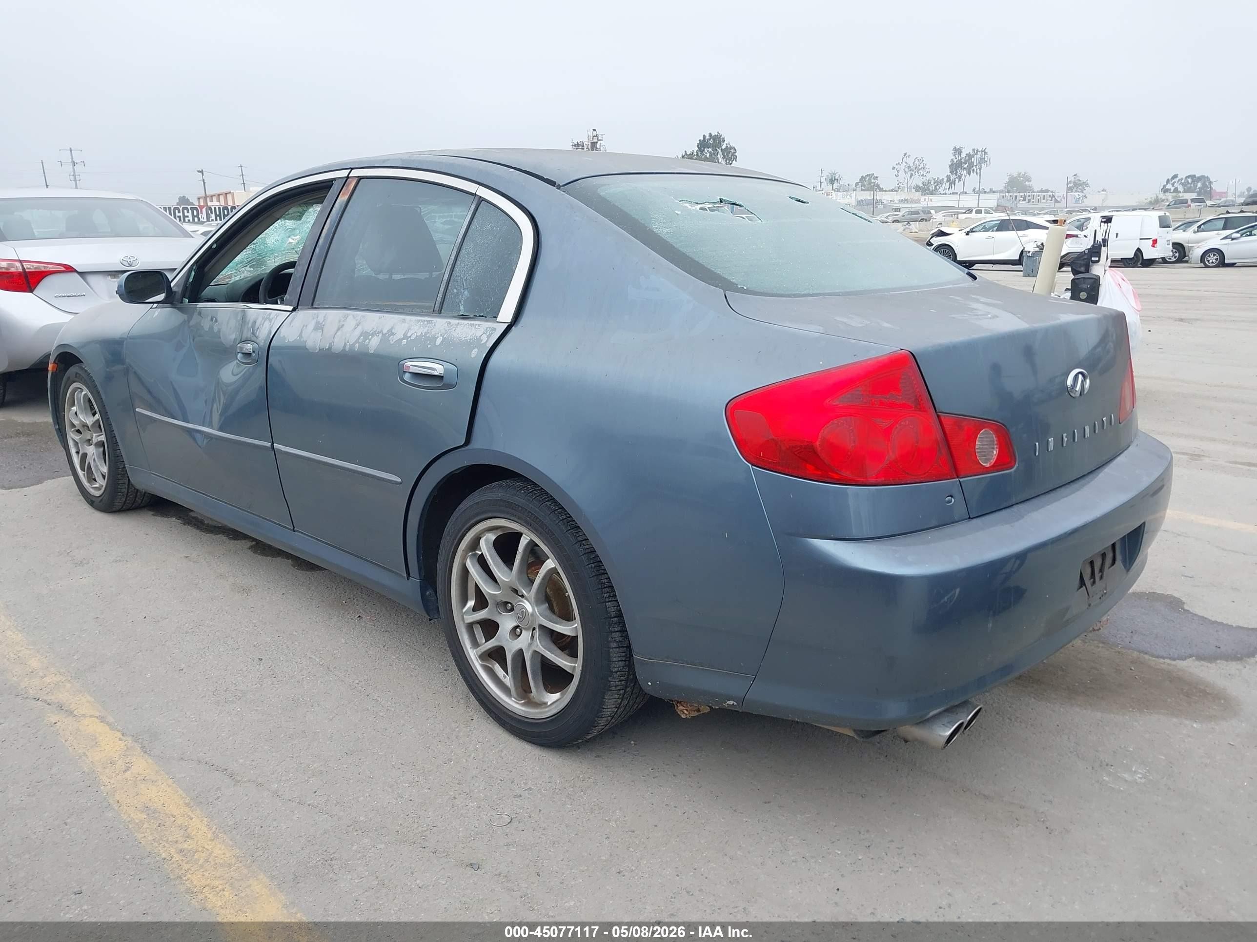2005 Infiniti G35   Teal vin: JNKCV51E95M201898