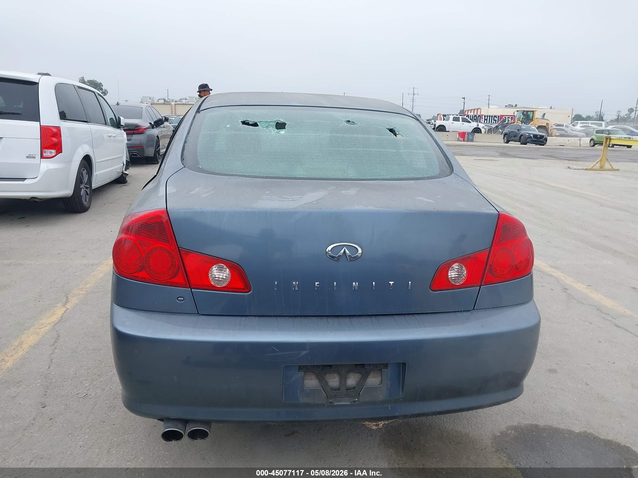 2005 Infiniti G35   Teal vin: JNKCV51E95M201898