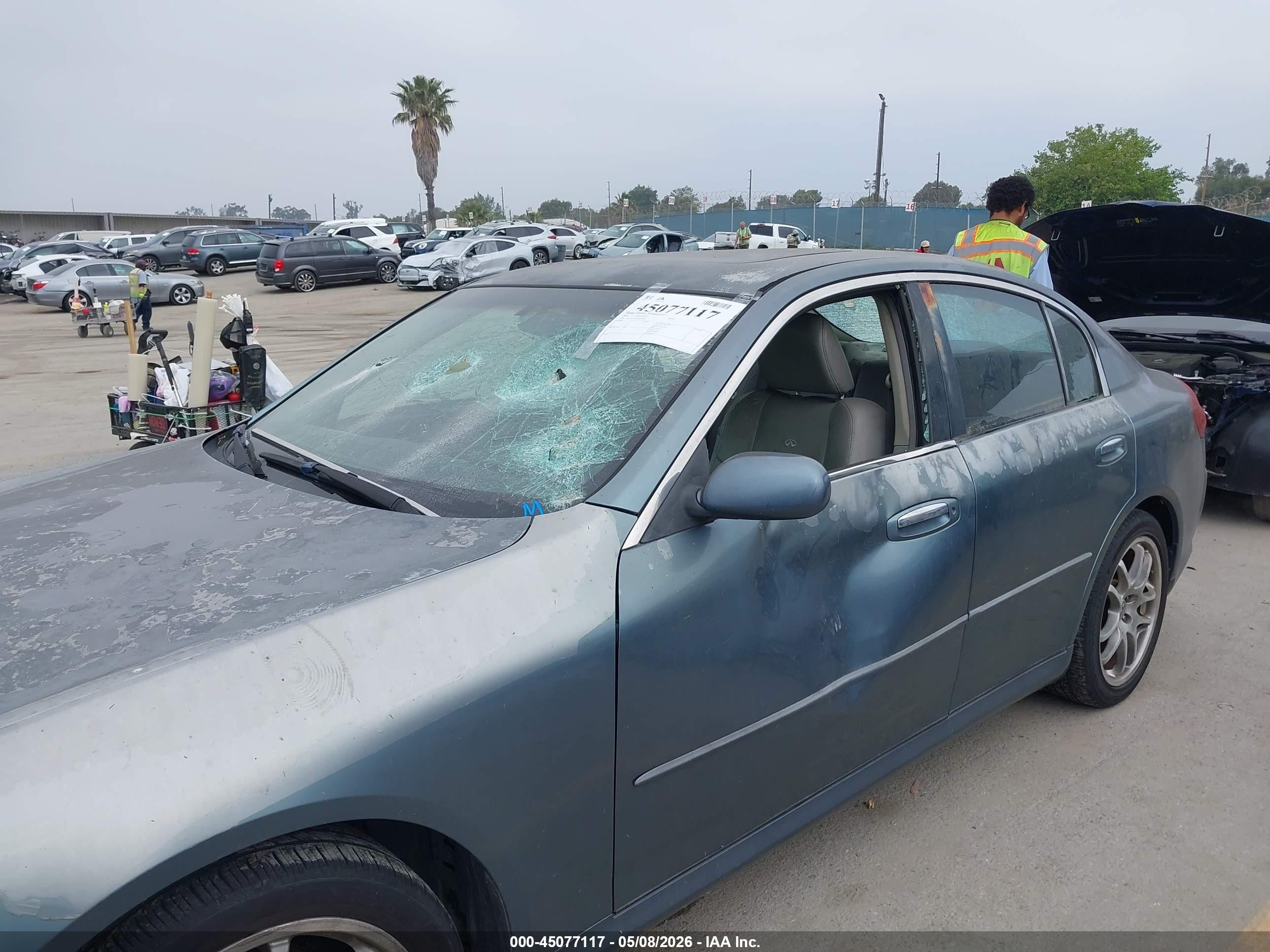 2005 Infiniti G35   Teal vin: JNKCV51E95M201898