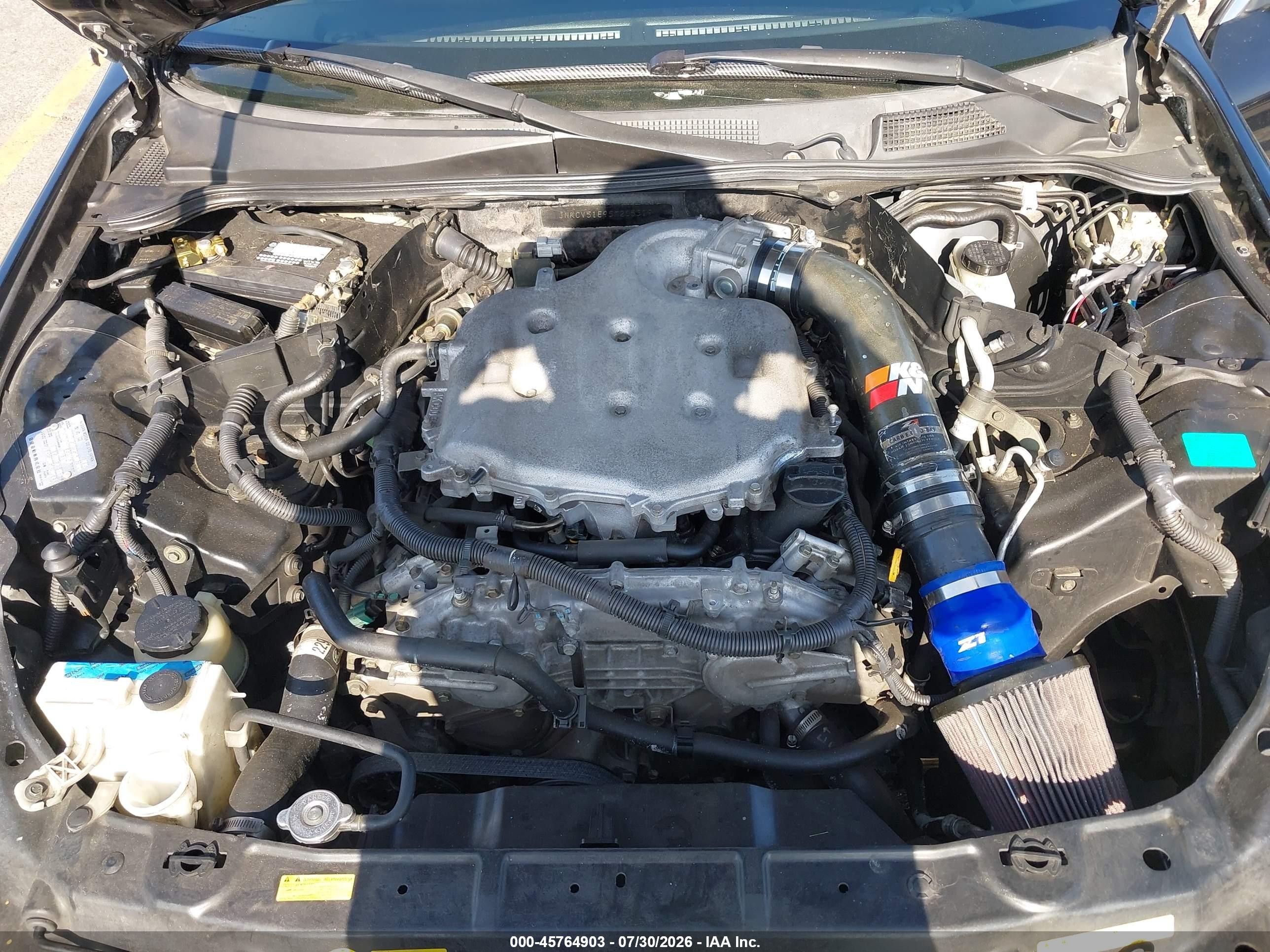 2005 Infiniti G35   Black vin: JNKCV51E95M205319