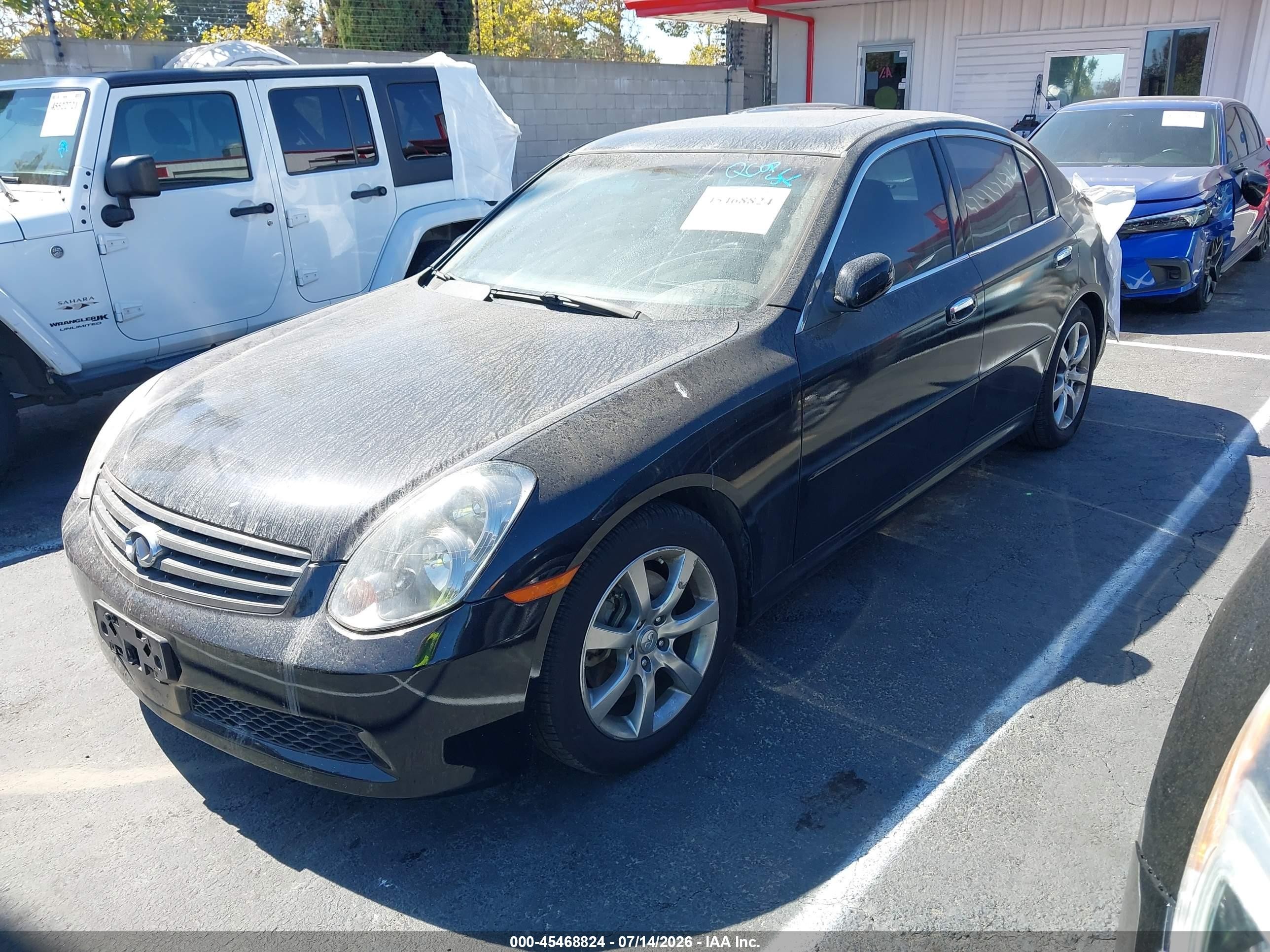 2005 Infiniti G35   Black vin: JNKCV51E95M221696