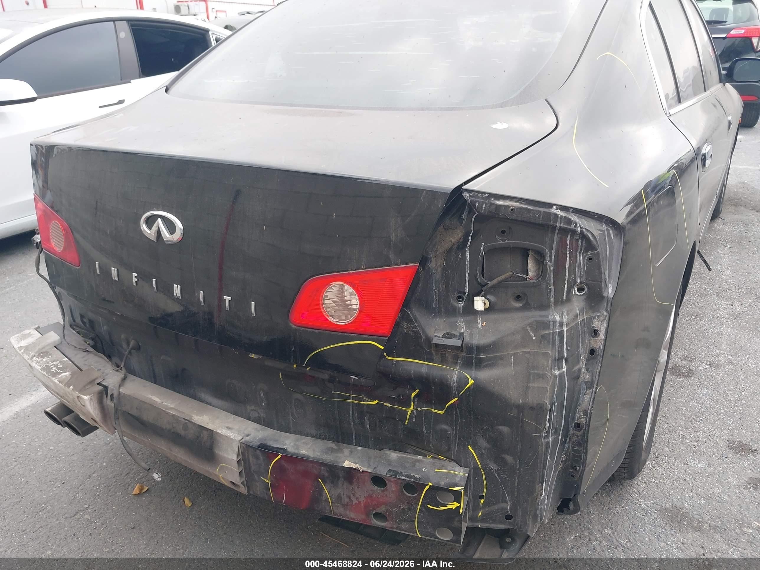 2005 Infiniti G35   Black vin: JNKCV51E95M221696