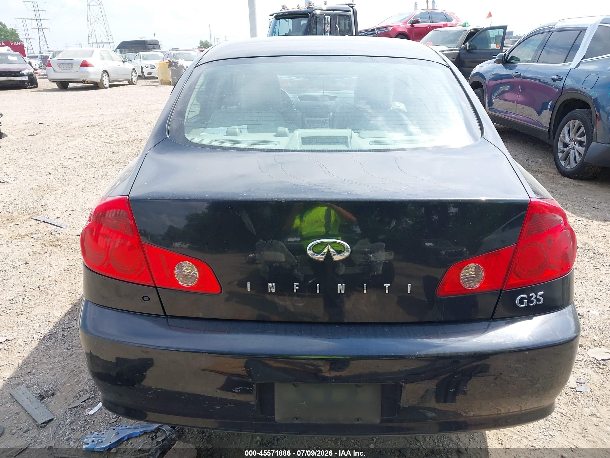 2006 Infiniti G35 Черный vin: JNKCV51E96M502978