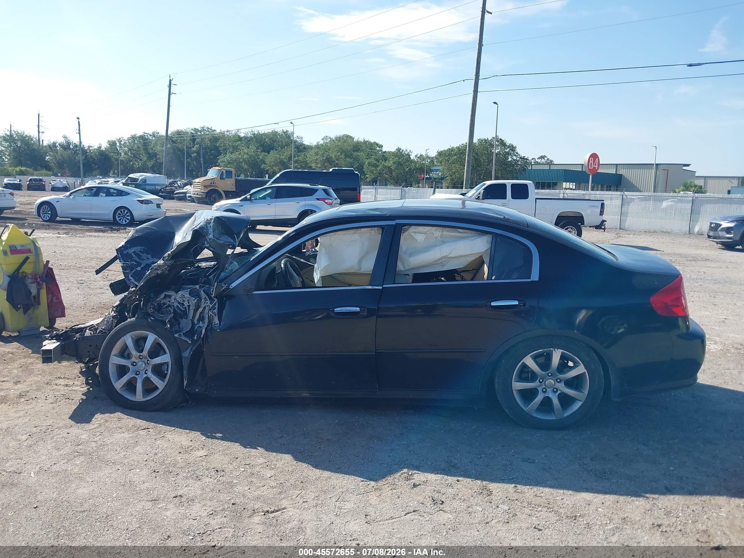 2006 Infiniti G35   Черный vin: JNKCV51E96M504987