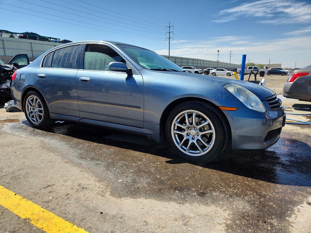 2006 Infiniti G35 Base Blue vin: JNKCV51E96M507954