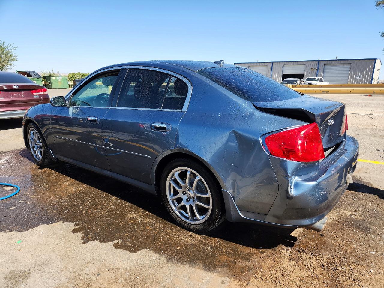 2006 Infiniti G35 Base Blue vin: JNKCV51E96M507954