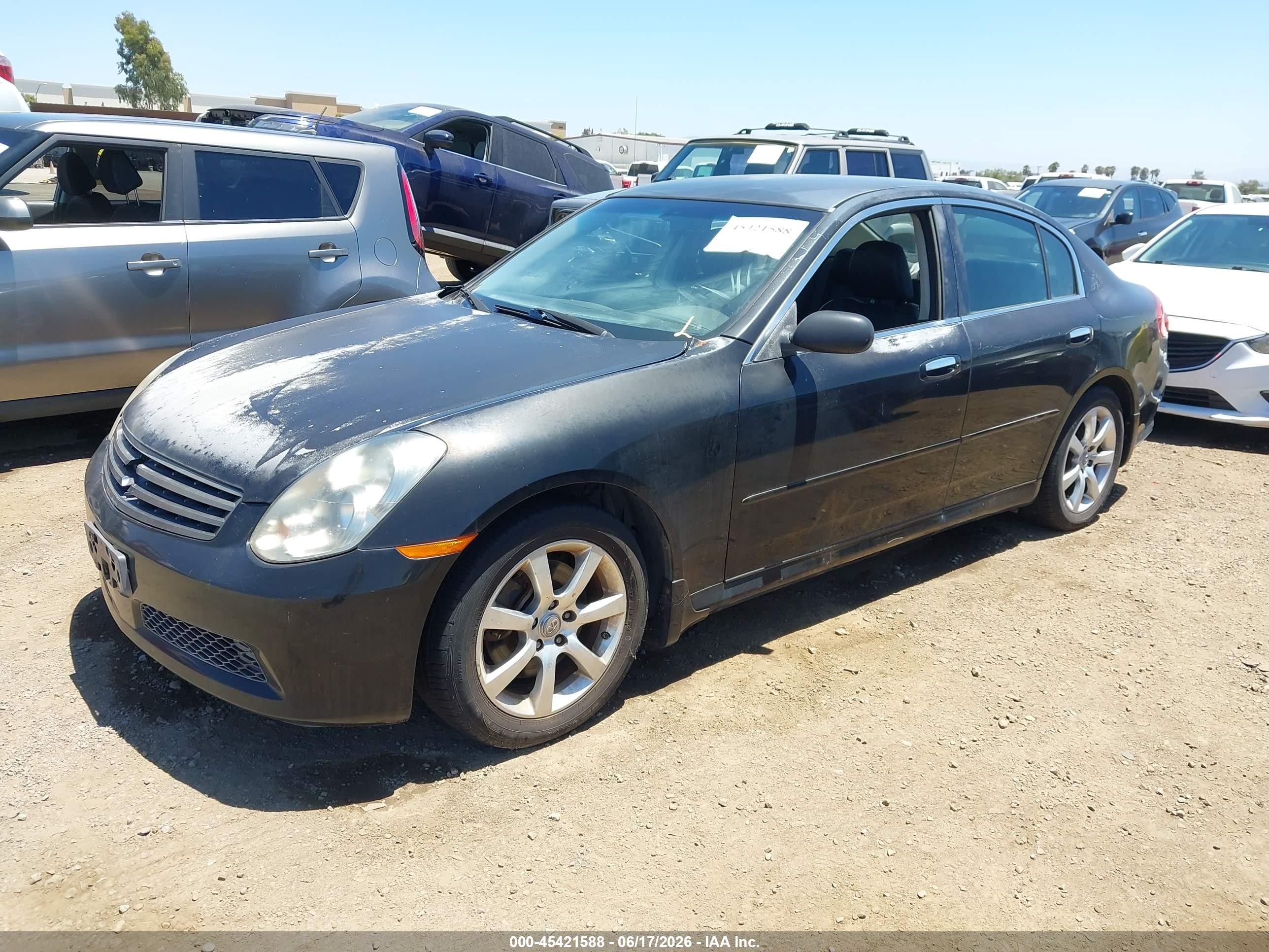 2006 Infiniti G35   Gray vin: JNKCV51E96M511213