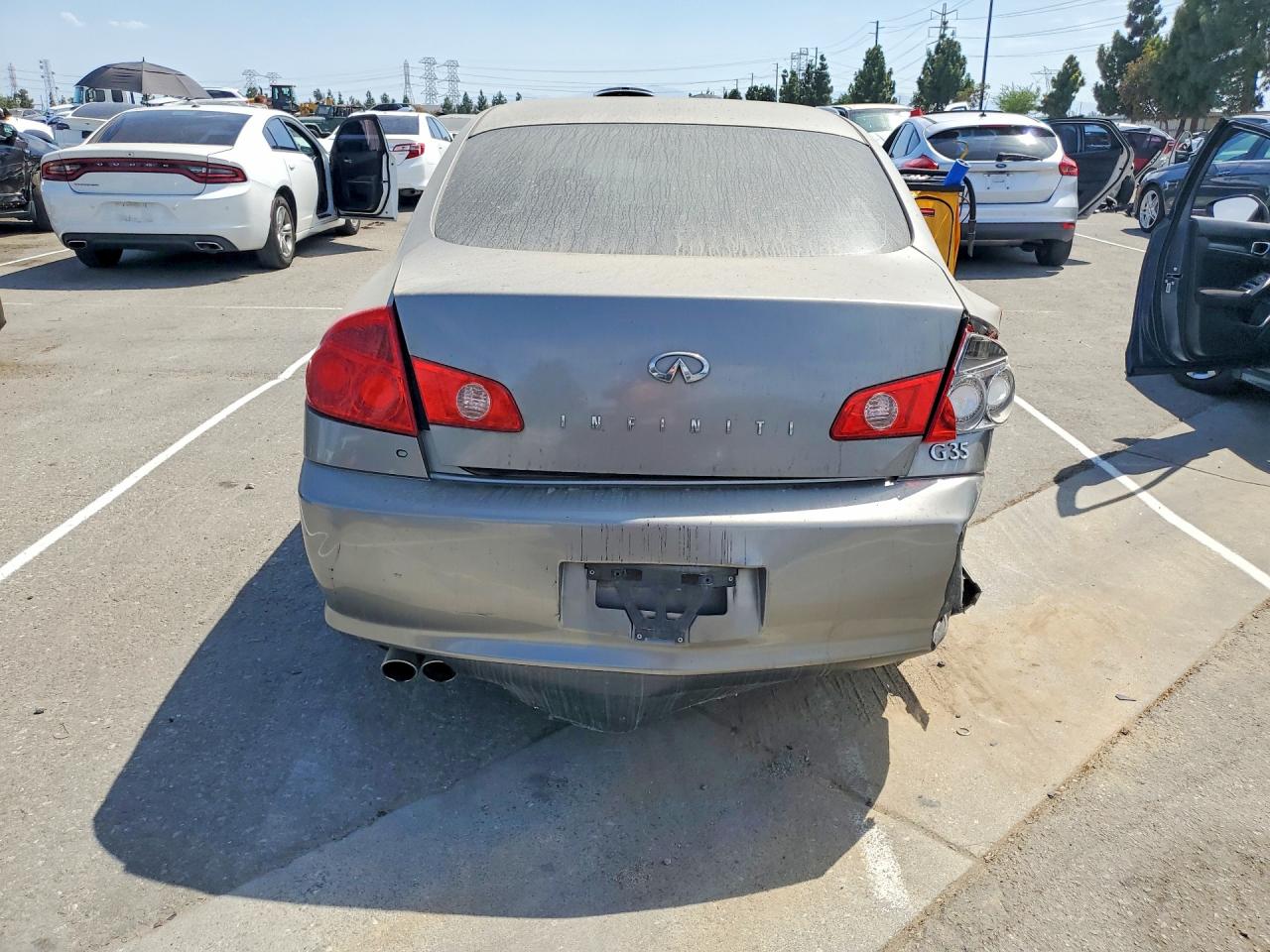 2005 Infiniti G35 Base Gray vin: JNKCV51EX5M203577