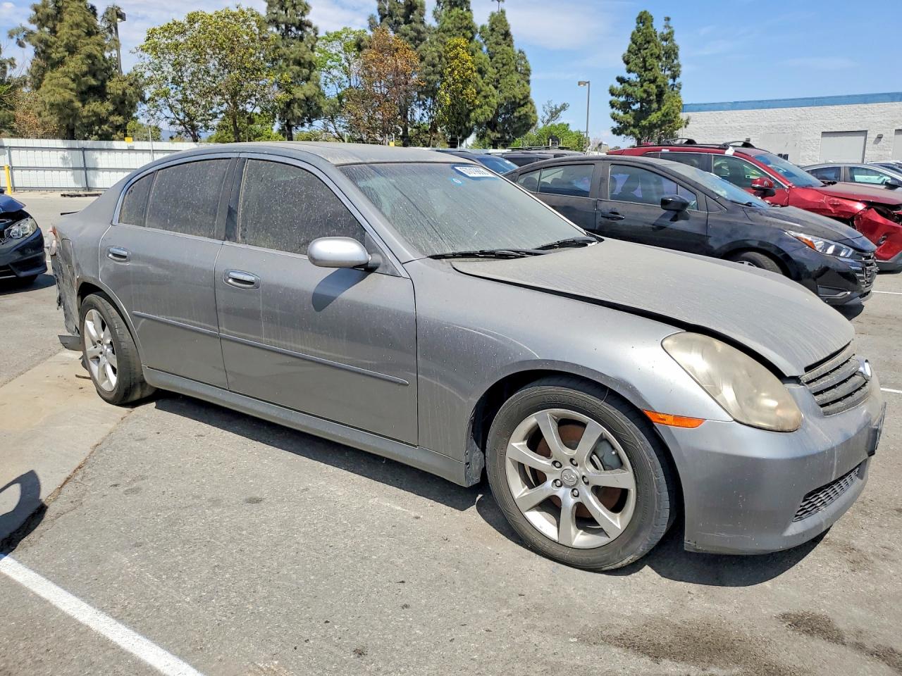 2005 Infiniti G35 Base Gray vin: JNKCV51EX5M203577