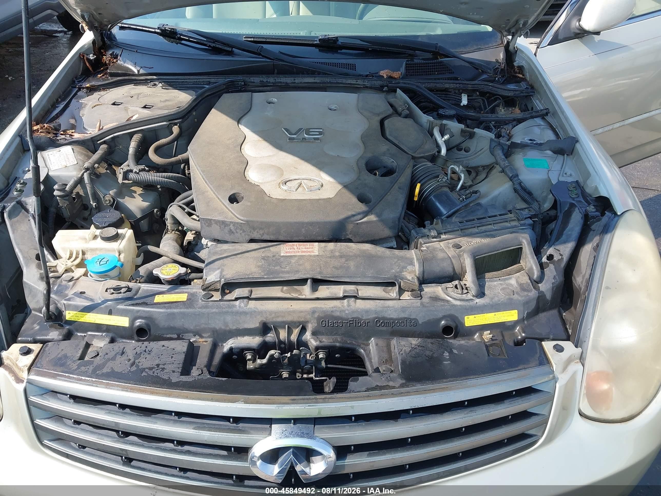2005 Infiniti G35x   Gold vin: JNKCV51F05M306340