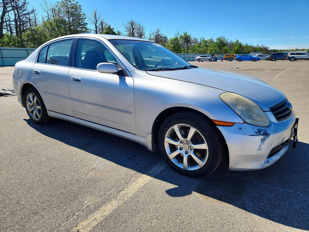 2006 Infiniti G35 X Silver vin: JNKCV51F06M612780