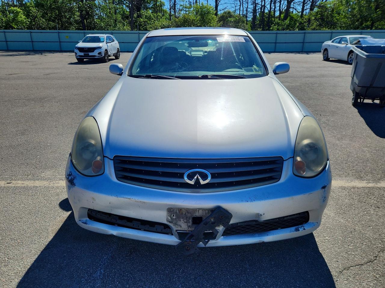 2006 Infiniti G35 X Silver vin: JNKCV51F06M612780
