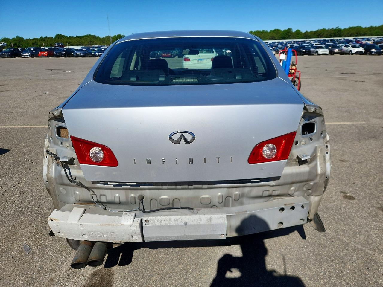2006 Infiniti G35 X Silver vin: JNKCV51F06M612780