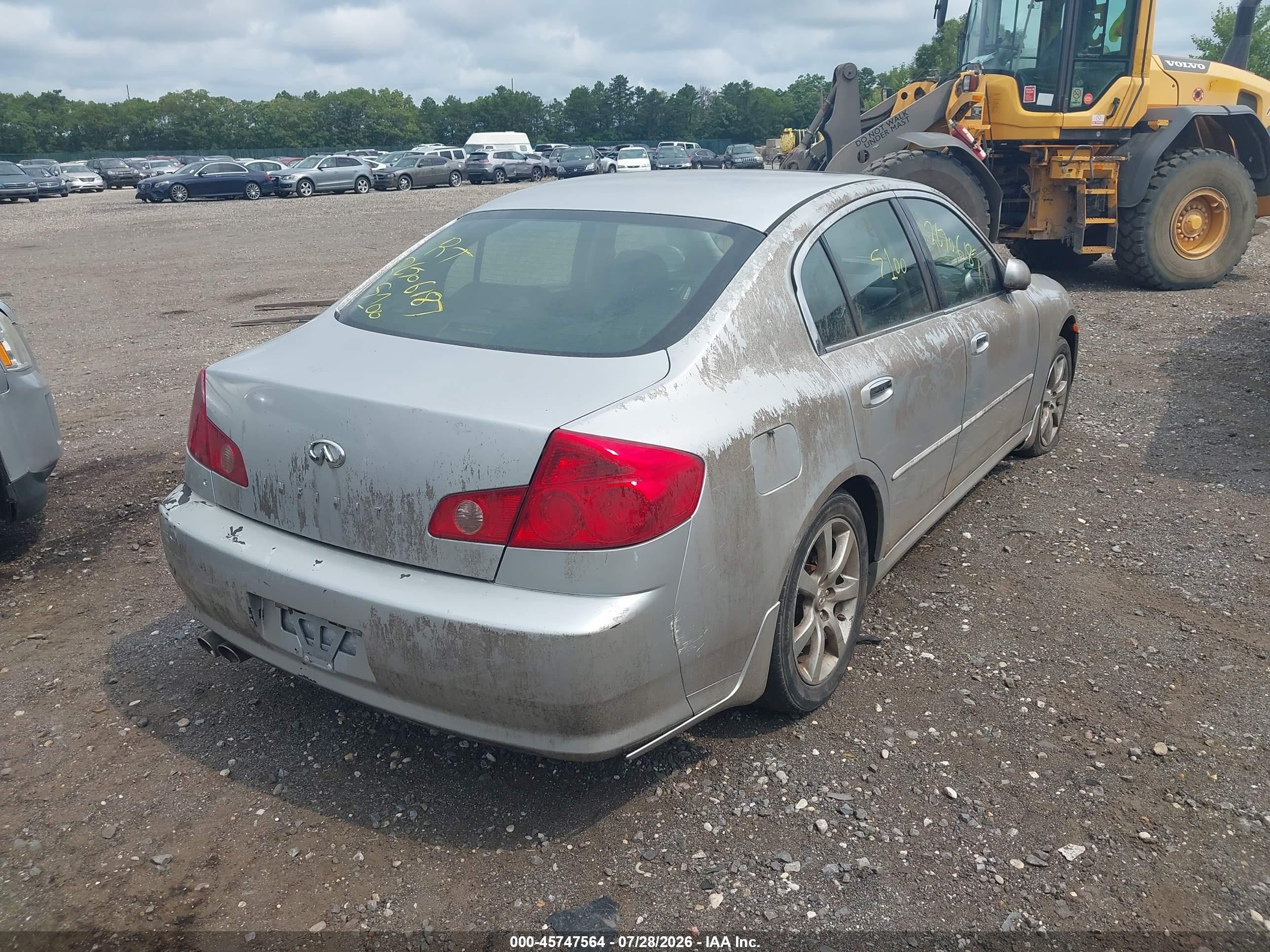 2006 Infiniti G35x   Серебряный vin: JNKCV51F06M615520