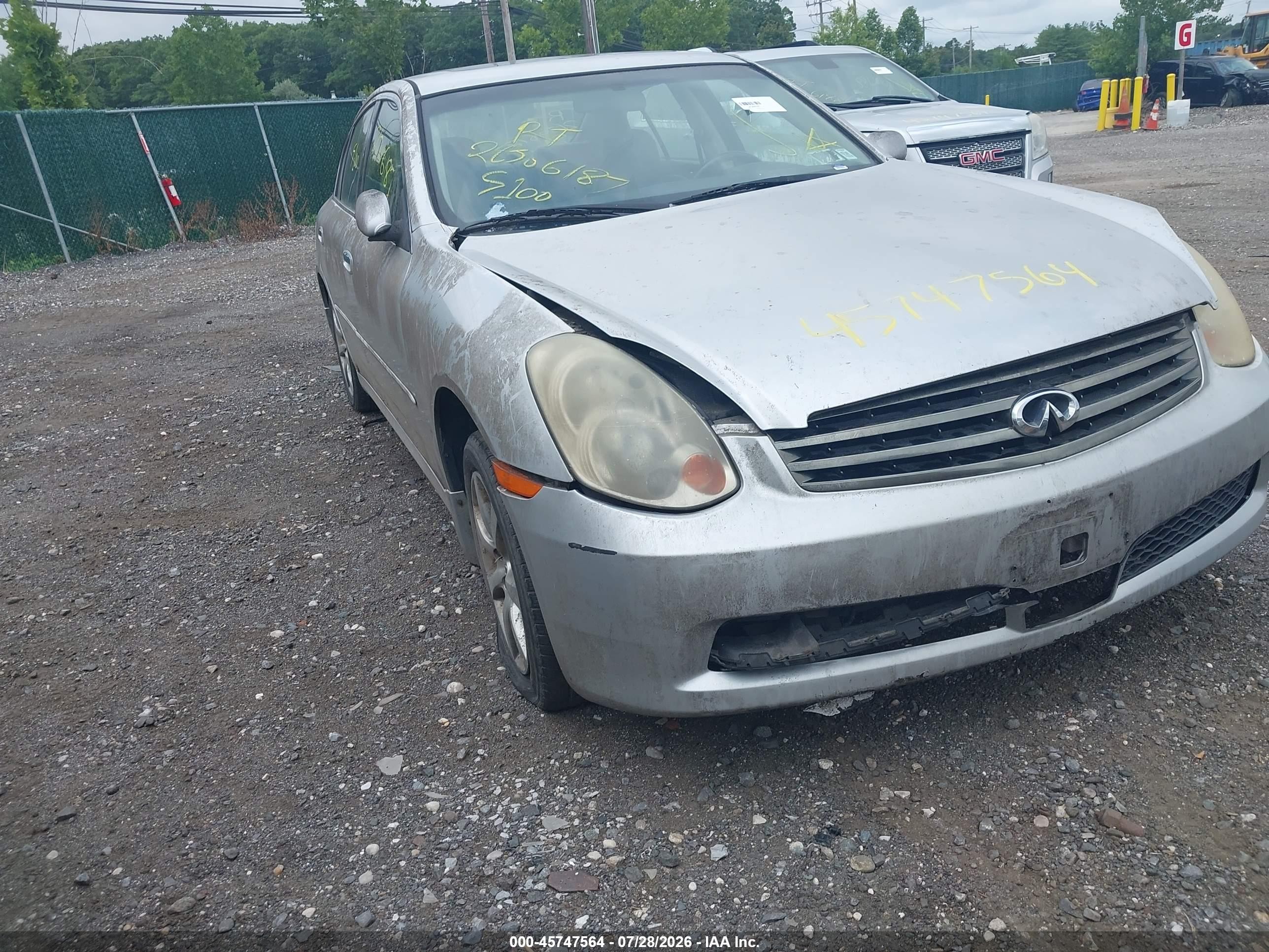 2006 Infiniti G35x   Серебряный vin: JNKCV51F06M615520