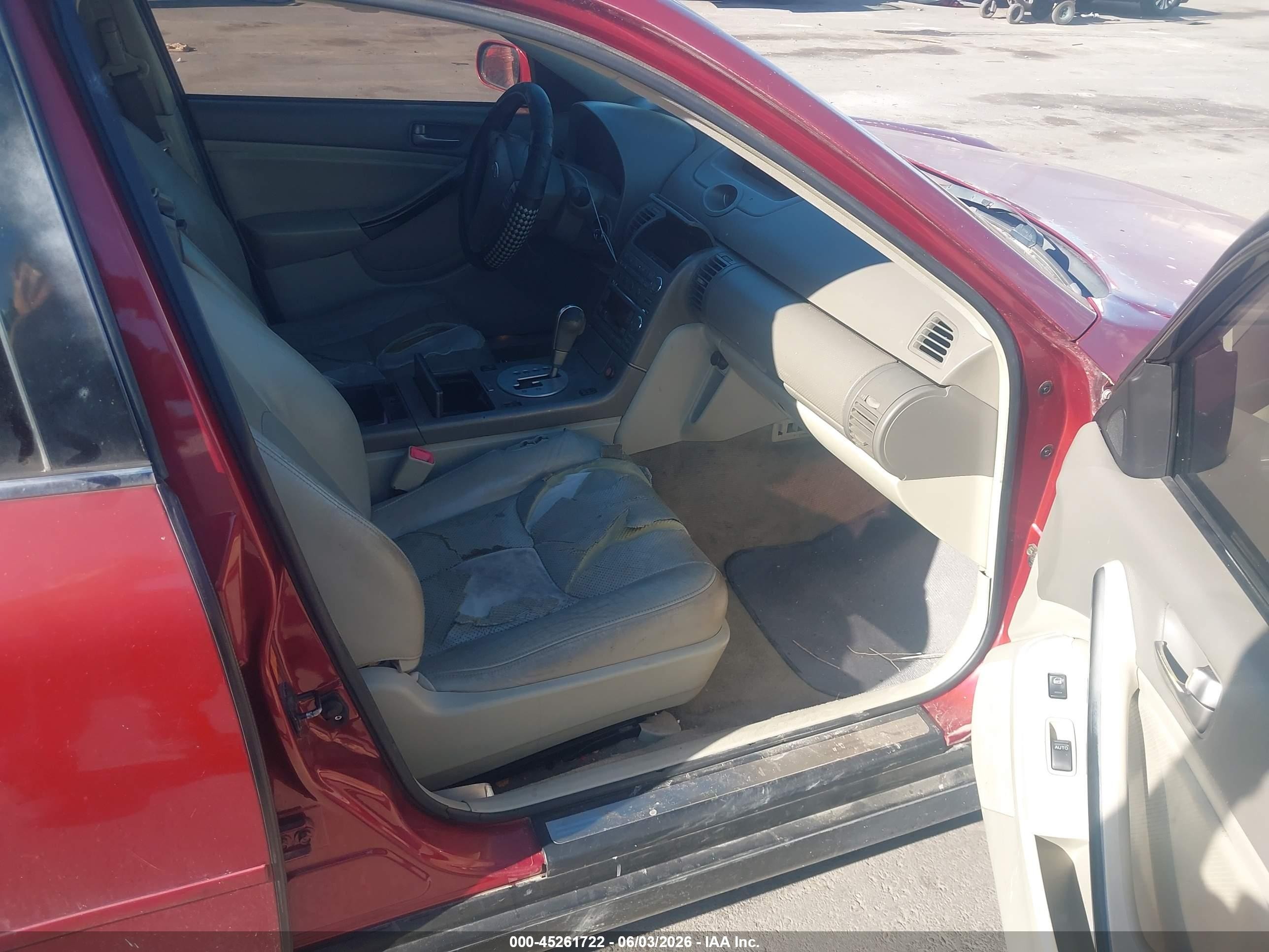 2004 Infiniti G35x   Красный vin: JNKCV51F14M702145