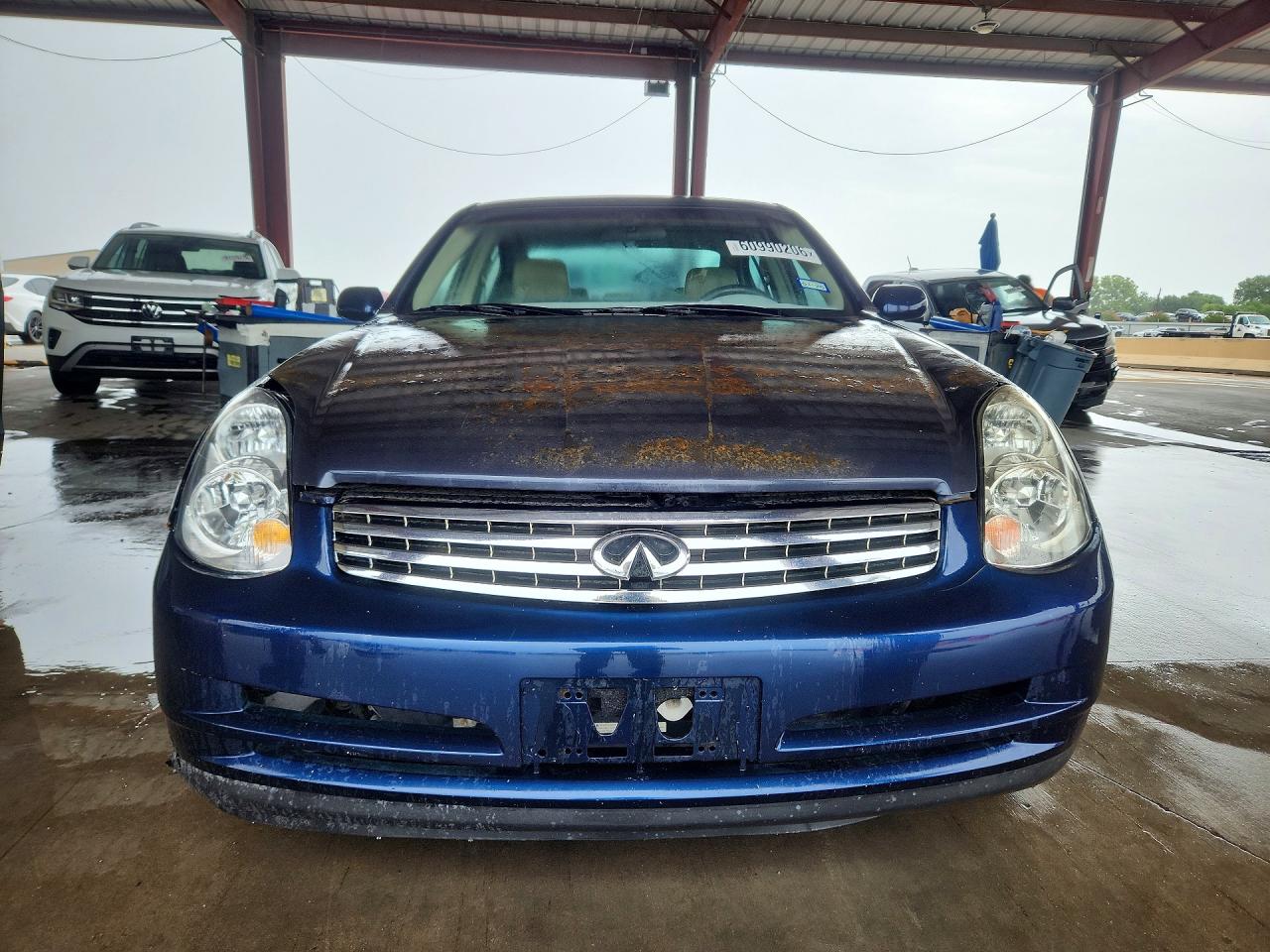 2004 Infiniti G35 Base Blue vin: JNKCV51F14M714019