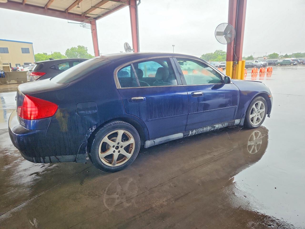 2004 Infiniti G35 Base Blue vin: JNKCV51F14M714019