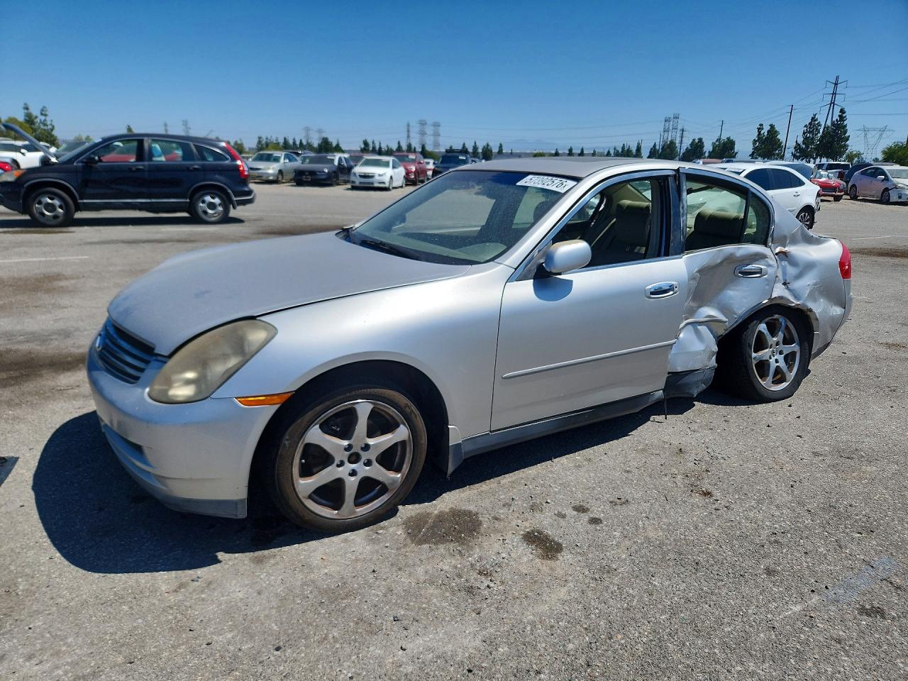 2004 Infiniti G35 Base Серебряный vin: JNKCV51F14M719222
