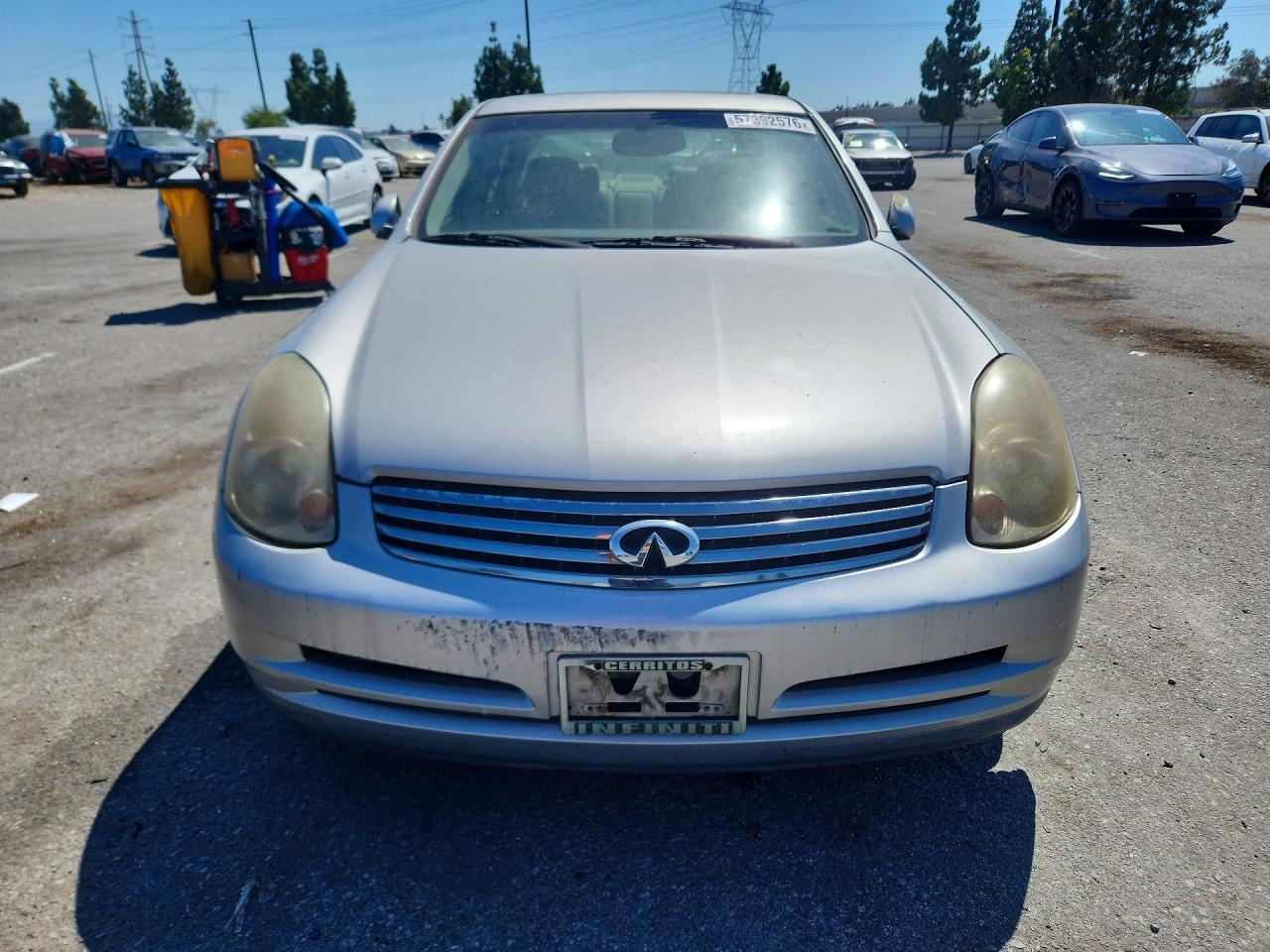 2004 Infiniti G35 Base Серебряный vin: JNKCV51F14M719222