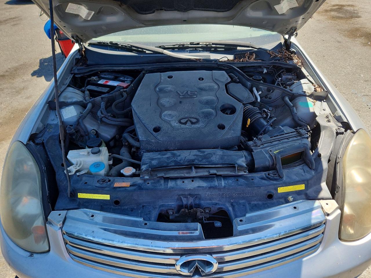 2004 Infiniti G35 Base Серебряный vin: JNKCV51F14M719222