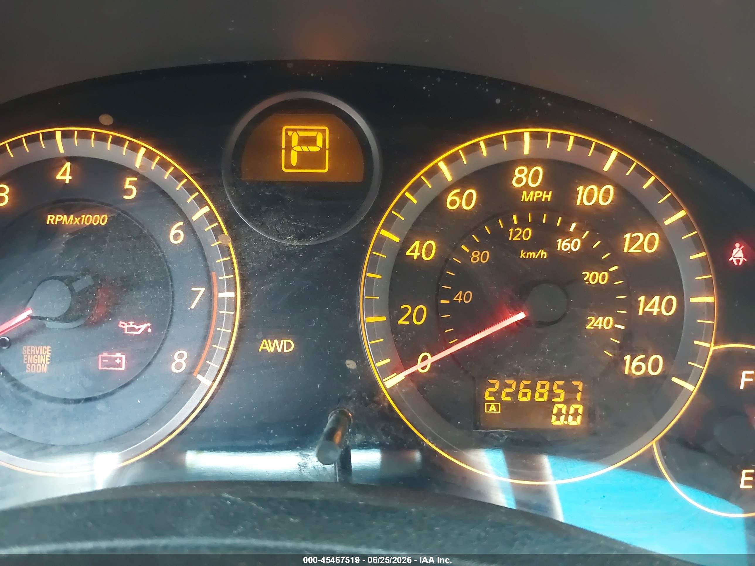 2006 Infiniti G35x   Синий vin: JNKCV51F16M607989