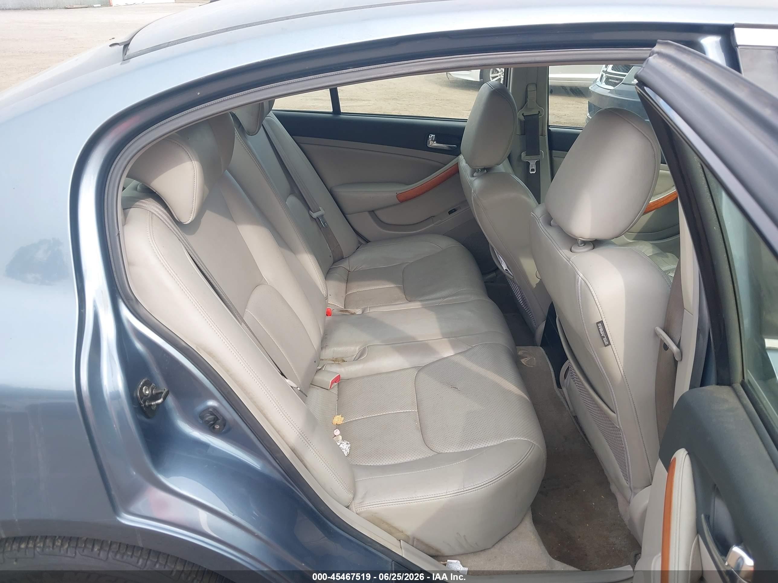 2006 Infiniti G35x   Синий vin: JNKCV51F16M607989